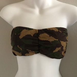 Ethika camo and checkered bandeau
